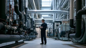 Industrial Heat Pump vs Gas Boiler in a realistic industrial environment . industrial heat pump vs gas boiler